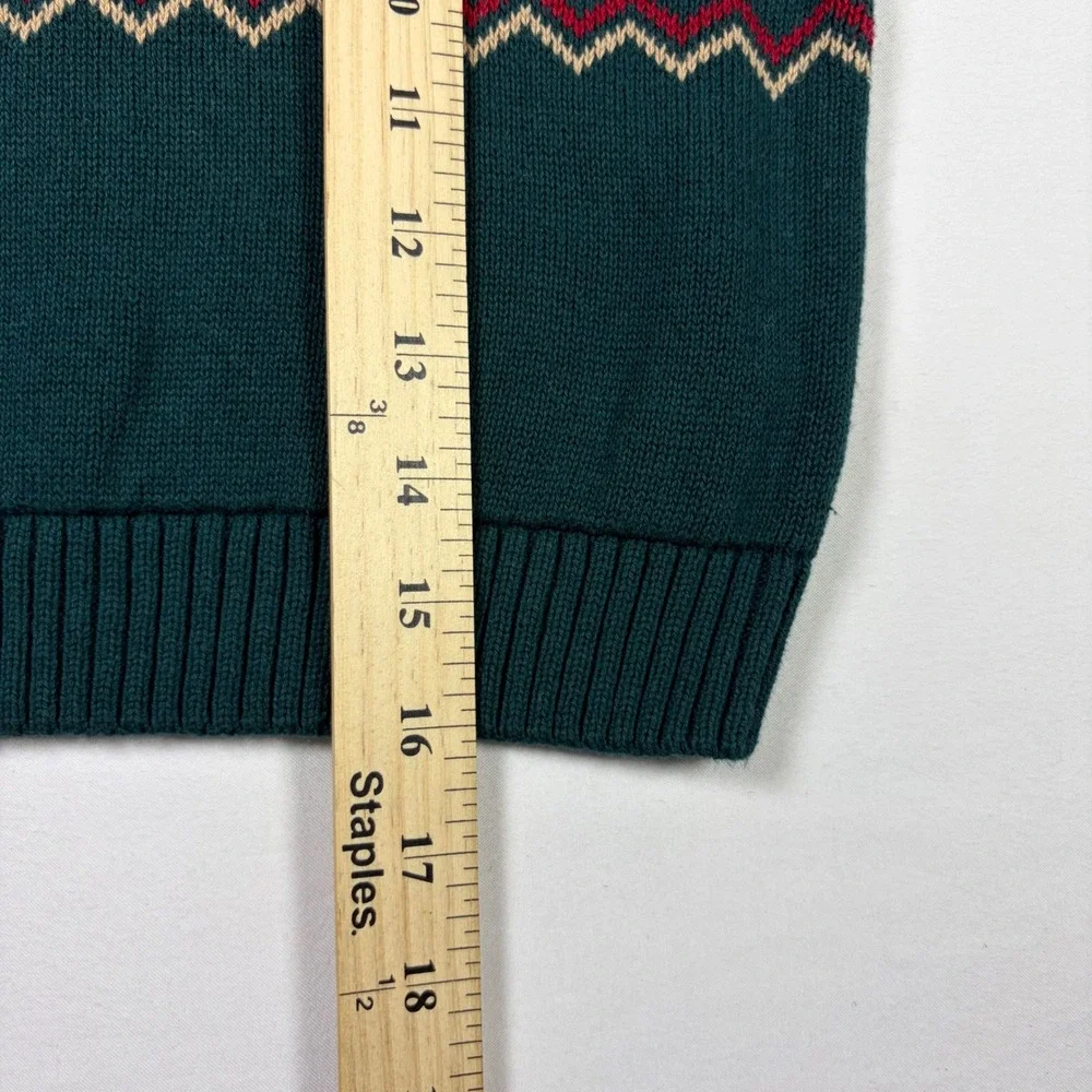 Children's Place Holiday Christmas Train Fair Isle Mock Neck Sweater Classic